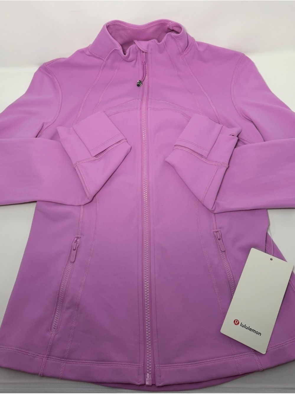 NWT Lululemon Define Jacket *Luon, Color Dahlia Mauve, Size 8